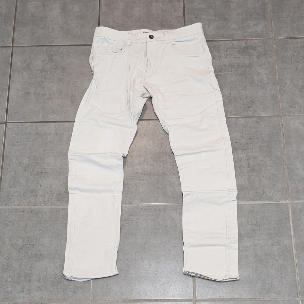 Anthony Men's Light Cream White Jeans , Like New